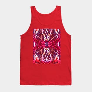 Sewing Box Abstract Monoprint  Pattern Original Colour Tank Top